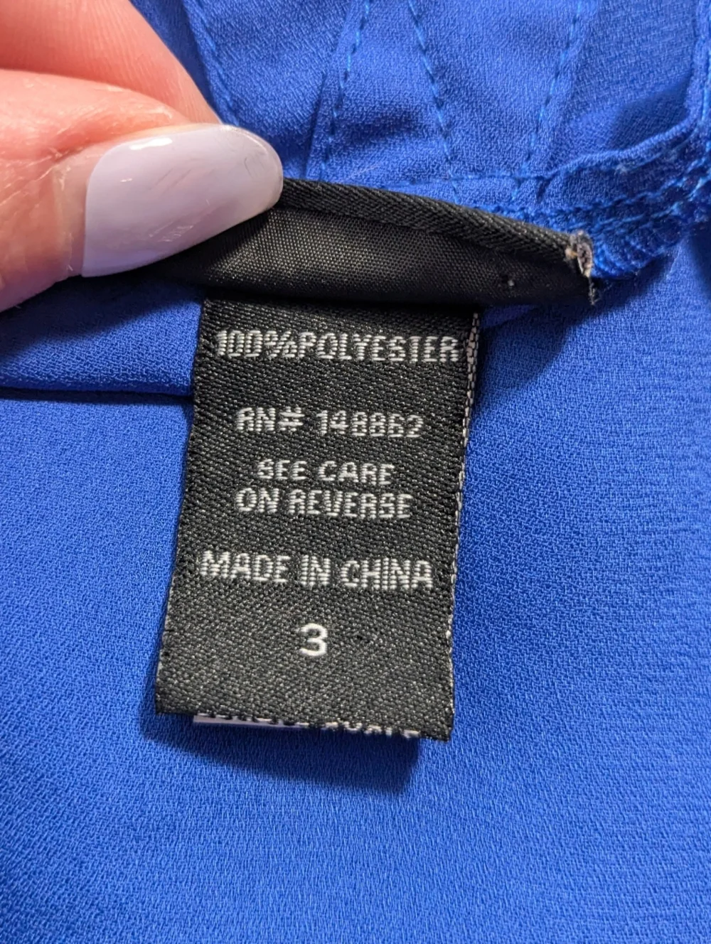 Torrid Royal Blue Blouse - Picture 6 of 6